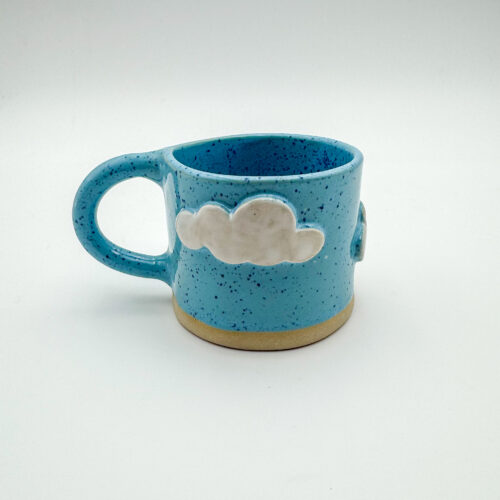 Niebieski Kubek z Chmurkami