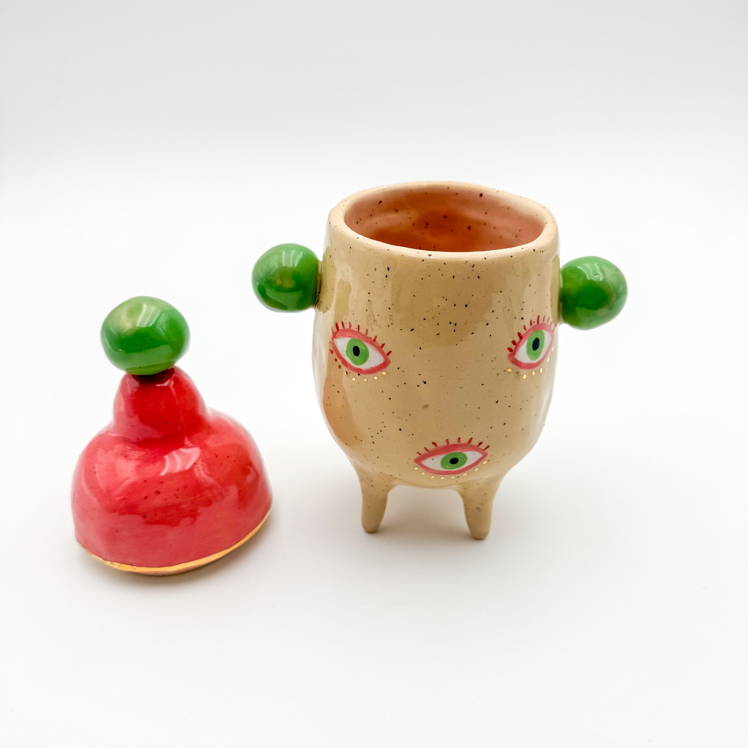 Ceramiczna Szkatułka Oczy - obrazek 3