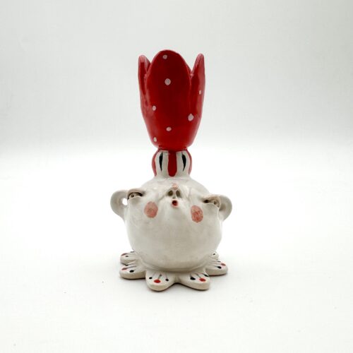 Artystyczny Świecznik Ceramiczny