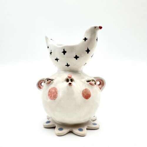 Artystyczny Świecznik Ceramiczny